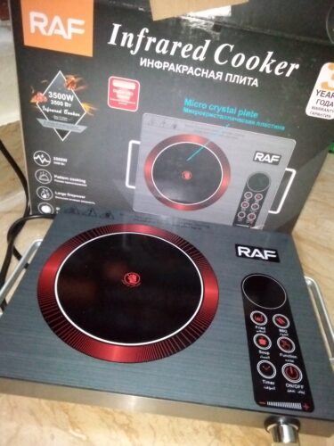 Multifunction Infrared Cooker & Hot Plate R.8045 - Burner Control - 3500W photo review