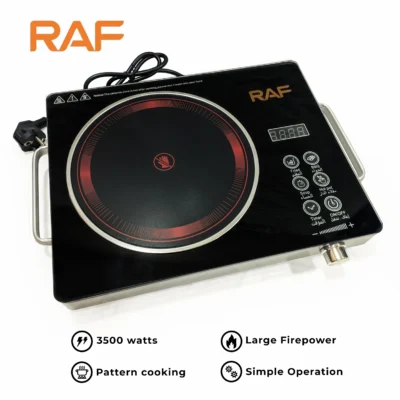 RAF Electric Stove & Infrared Cooker ( Black ) R.8045