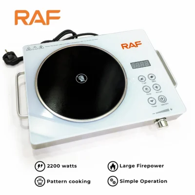 RAF Electric Stove & Infrared Cooker & Hot Plate R.8045 (WHITE)