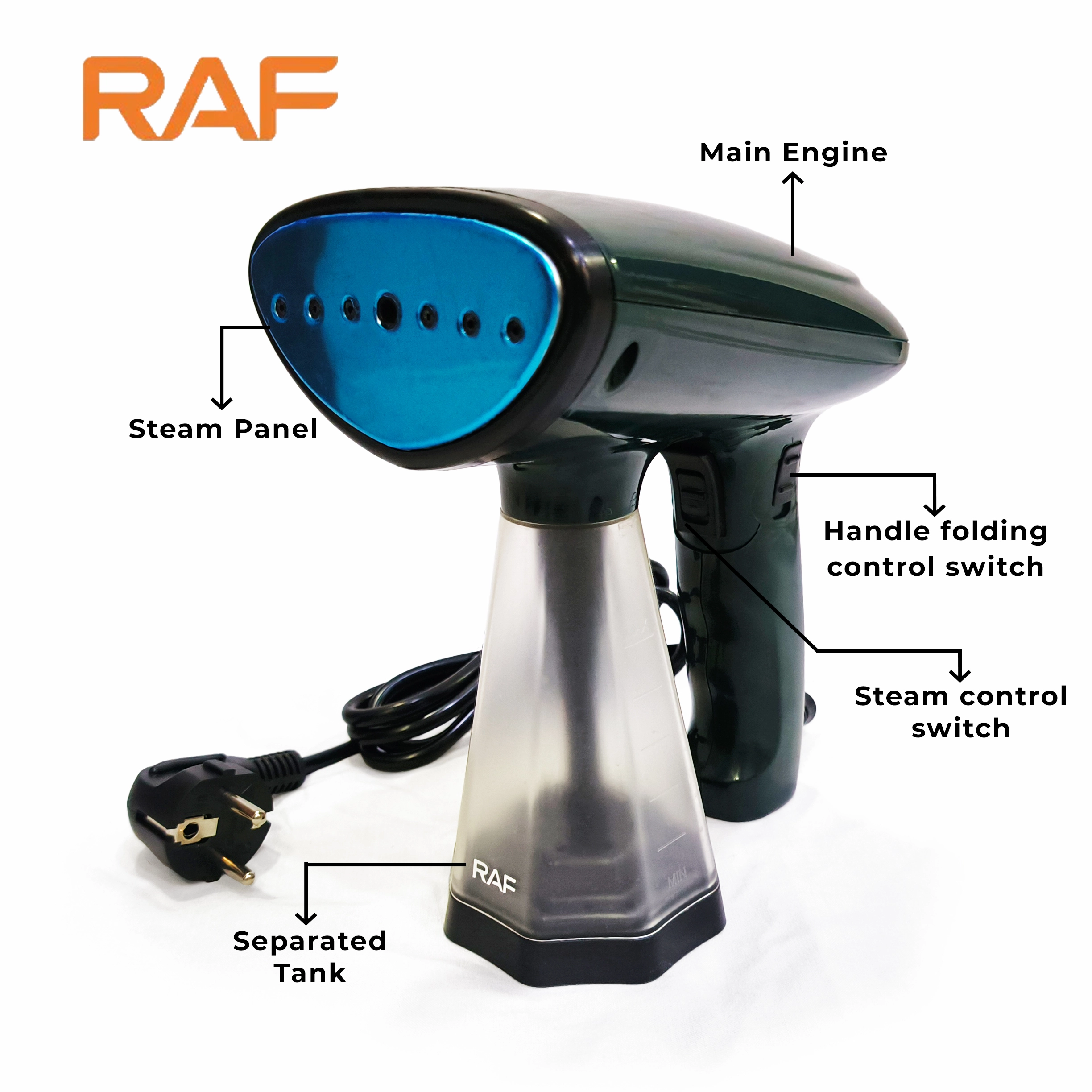 Handheld Garment Steamer R.1277 - Features