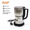 RAF Coffee Grinder R.7117 – 350g Stainless Steel Dry Mill & Spice Grinder, 350W