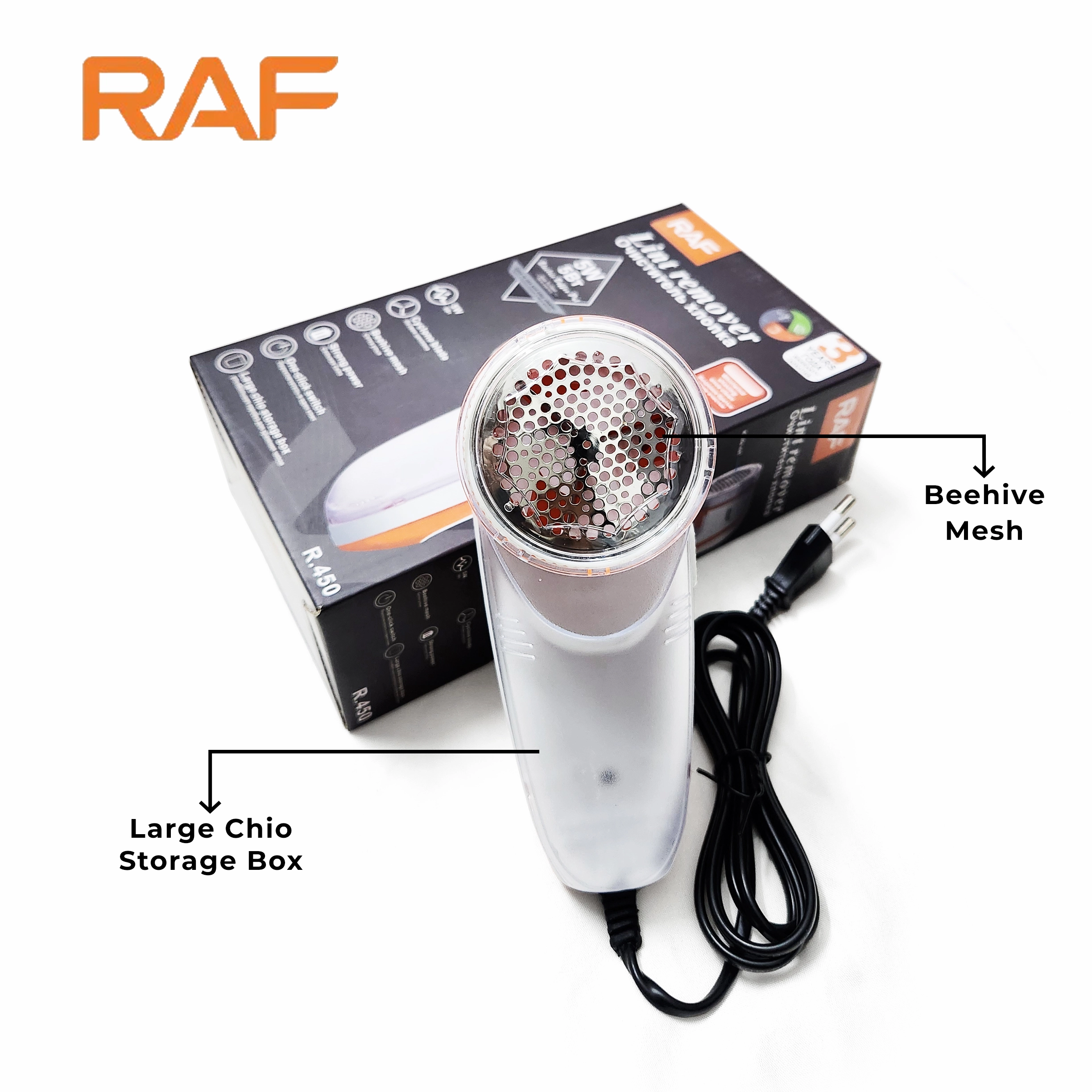 Electric Lint Remover R.450 - Fabric Shaver Front view