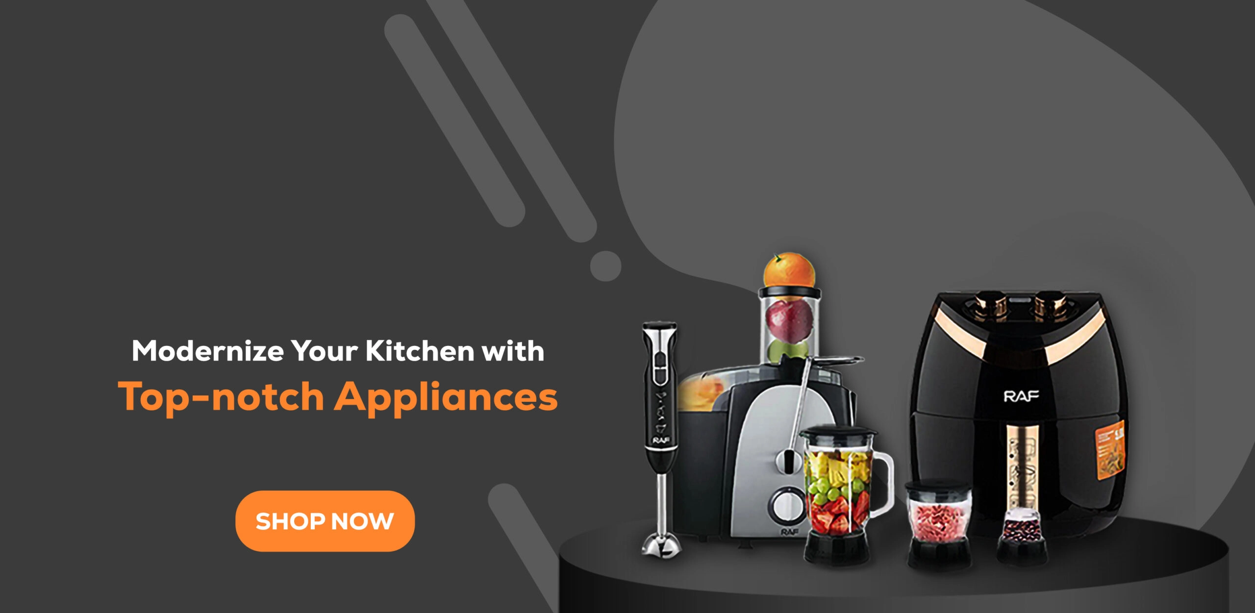 Modernize You Kitchen with RAF Appliances Banner