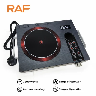 RAF Infrared Cooker R.8030 - Multi-Mode Electric Hot Plate with LED Display - 3500W