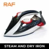 Electric Steam Iron R.1194 - Ceramic Soleplate with Vertical Steaming - 350mL 2600W Red