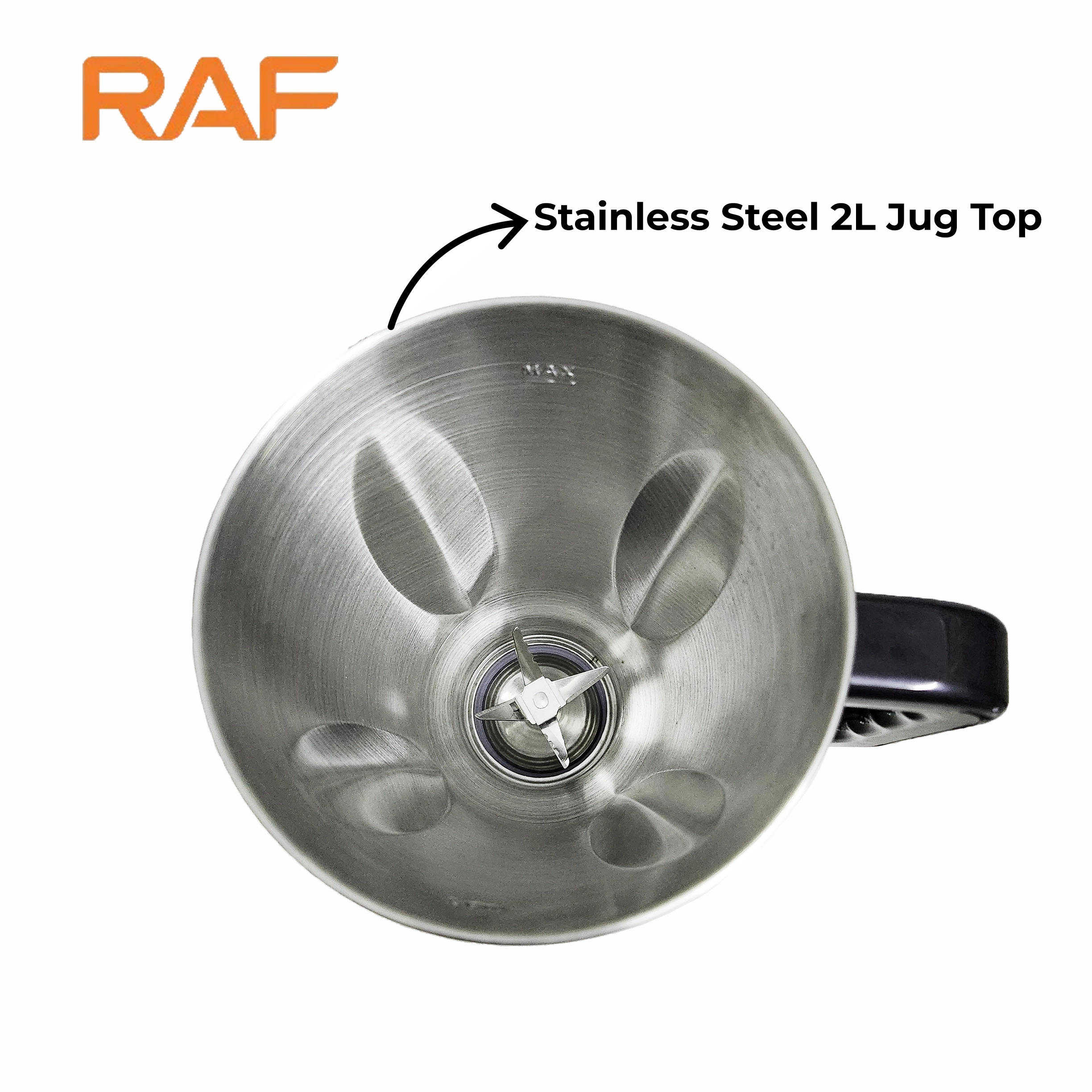 RAF R.8205 3 in 1 Blender 2L Jug top view
