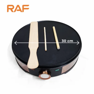 RAF Electric Roti & Crepe Maker AZ-510 Plate diameter and accessories